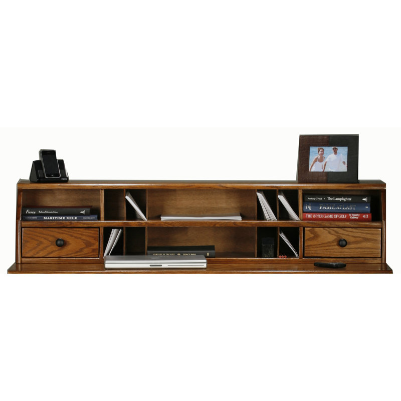 Huche de bureau H 10,75 po x l 50,75 po Rafeef, Sans finition