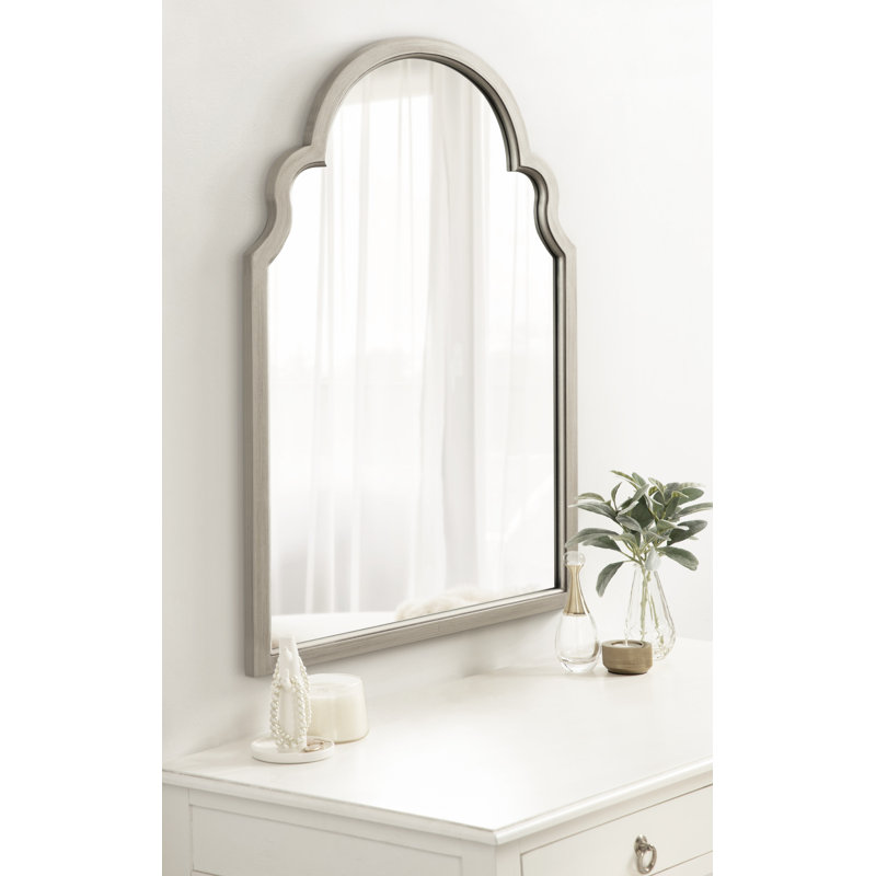 Westin Wood Mirror, 36" x 24", Silver