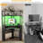 Meridel 29.5'' W Corner Computer Desk with Storage, Power Outlets and LED Lights-821080250