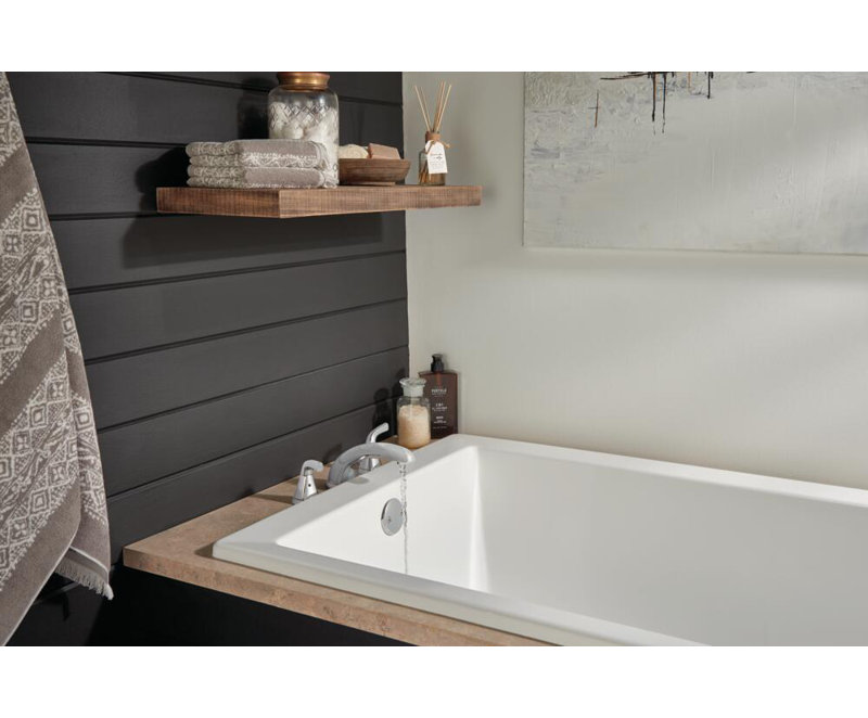 Ensemble de garniture de baignoire romaine, Chrome
