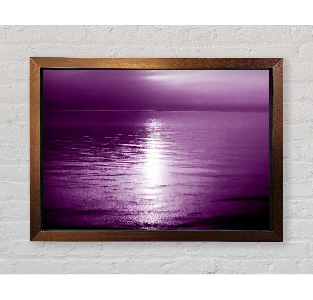 Gerahmtes Leinwandbild Serenity Mauve