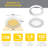  Mini Puck Light with Wireless Dimmer 12V 1.8W/pc, Warm light for Under Cabinet Lighting-113618735