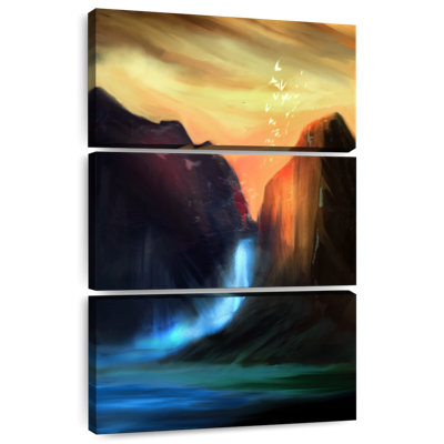 Sunset Waterfall