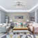 19.7'' Dimmable Crystal Ceiling Fan with LED Light and Remote Control and APP