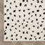 Tapis ivoire à pois abstraits et modernes Abani Rugs NTL230A-1009419209