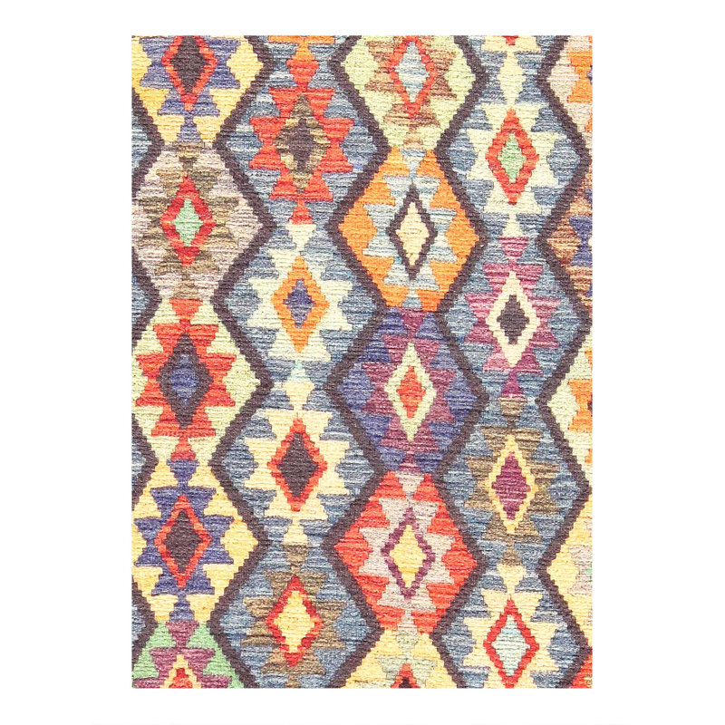 Tapis moderne à tissage large 2 pi x 3 pi