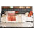 Daybed With Trundle Day Bed With Upholstered Headboard And Charging Station-116928404-116928405