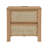 Retro Minimalism 2-drawer Nightstand With Charging Station-1370552932