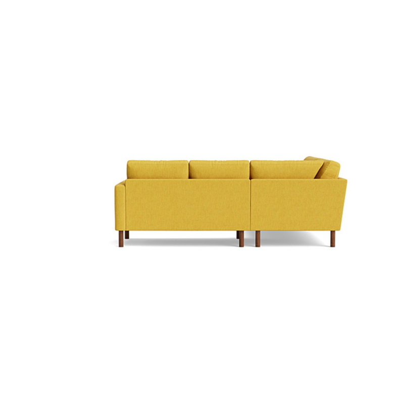 Laguna Sectional, Performance Weave - Zinc, Left Hand Facing