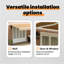 Brayden Studio Polyester Cover Retractable Door / Window Awning-2146976343-2146976346