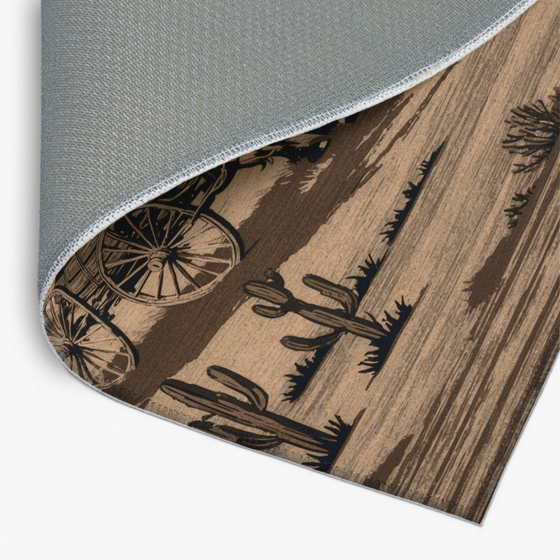 Tapis intérieur et extérieur brun Transport, Rectangulaire 2 pi x 3 pi
