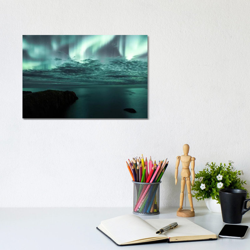 Aurora Borealis III by Luke Anthony Gramme - Wrapped Canvas Print, 20.32 cm H x 30.48 cm W