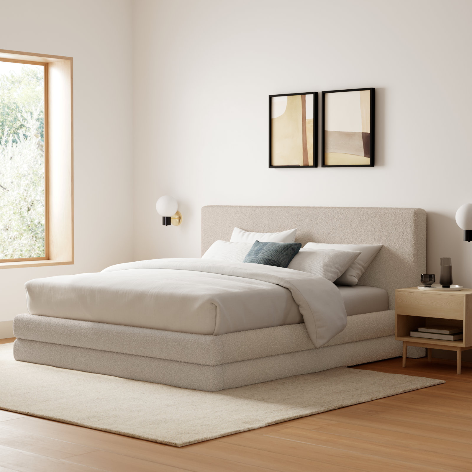 Viski Platform Bed, King