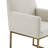 19'' H Linen Upholstered Armchair