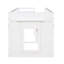 Lit mezzanine avec armoire et tablette-286056880
