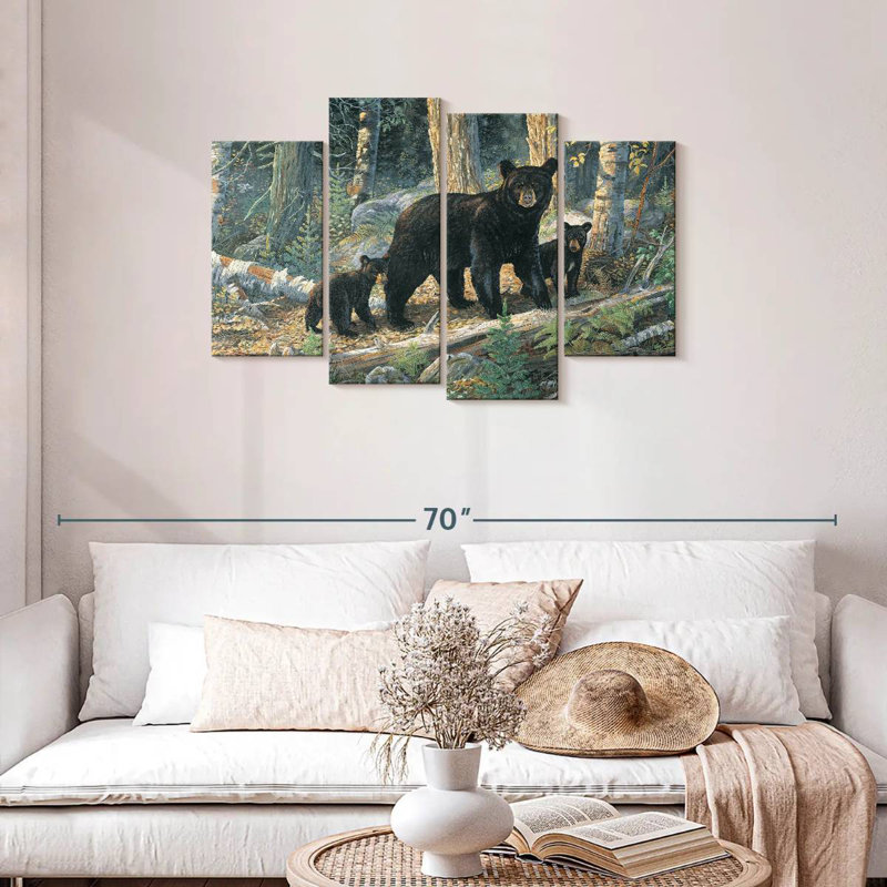 Brampt Woodland Lessons, 27" H x 43" W