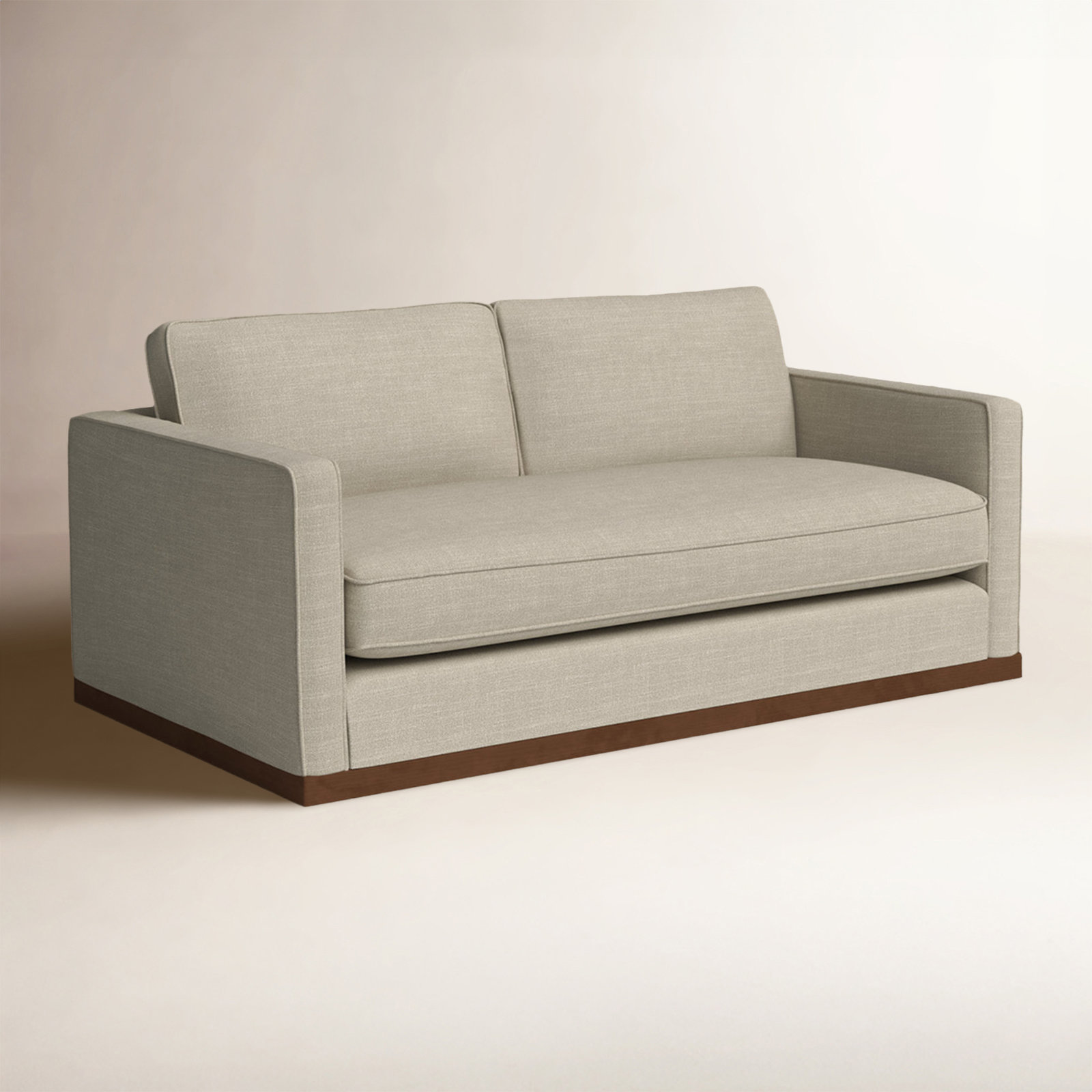 Bobbi 72" Linen Loveseat, Effie Flax Performance Weave