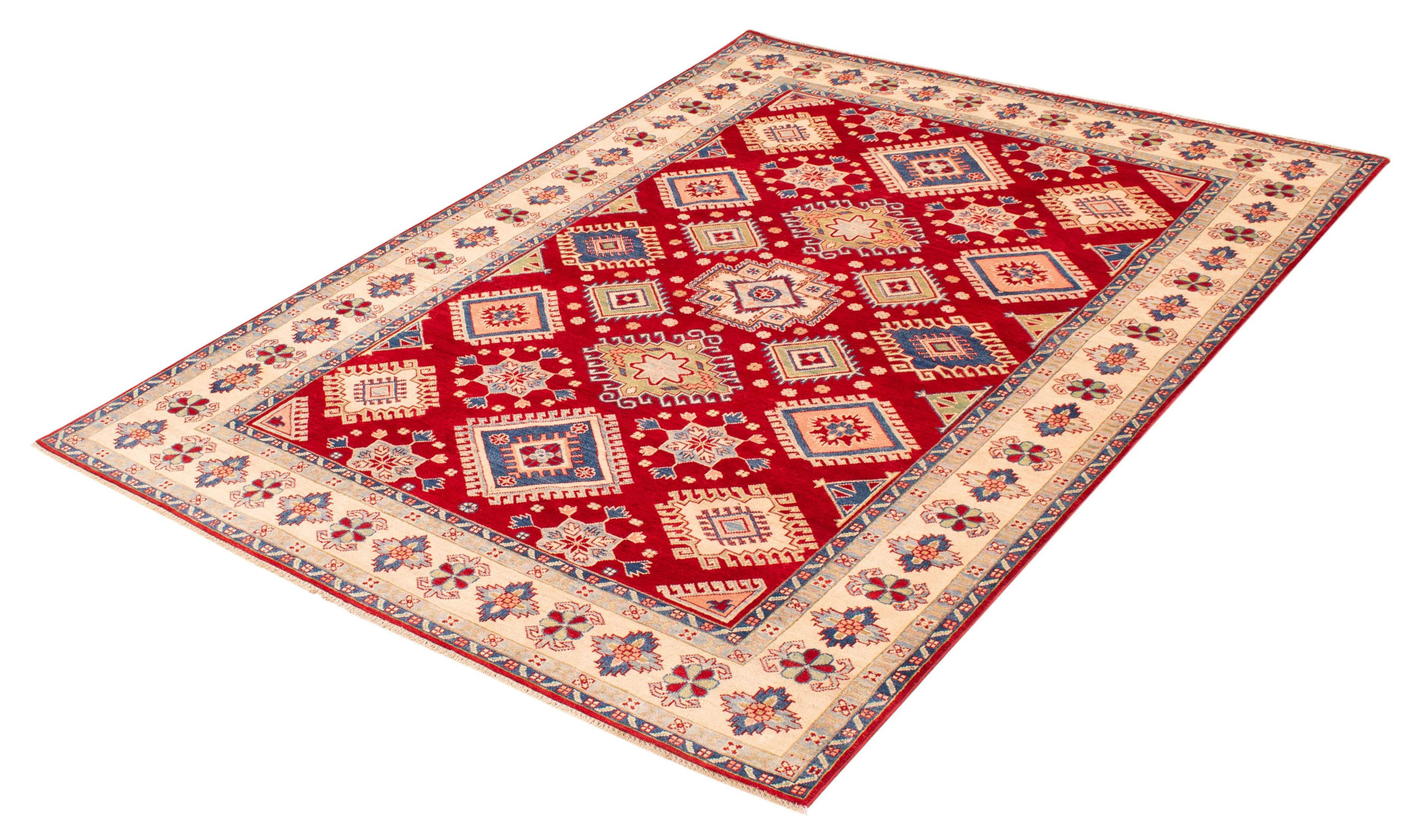 Isabelline Finest Ghazni Dark Red Rug 6''6
