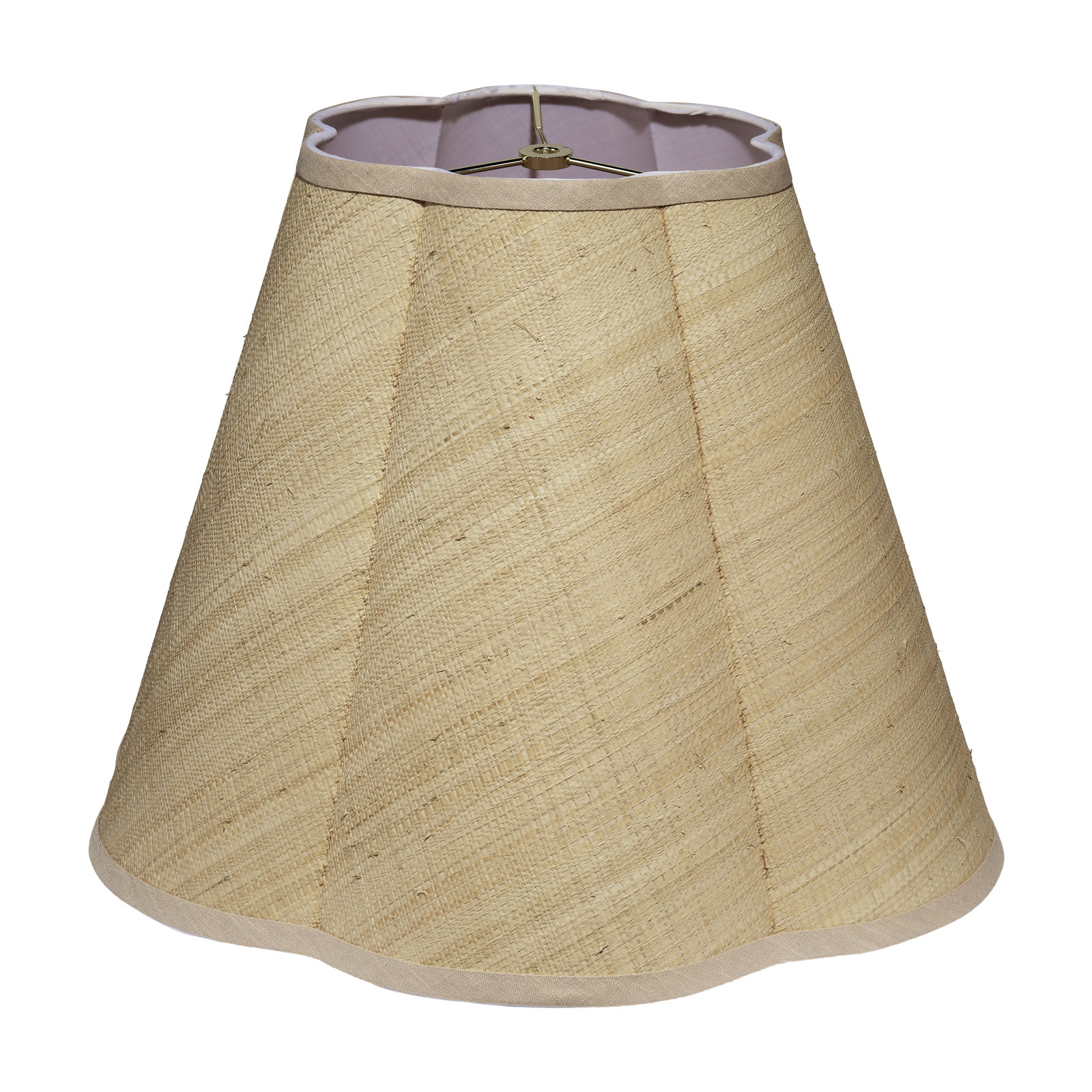 Courtney Raffia Lamp Shade, Large, 13" H x 18" W x 18" D