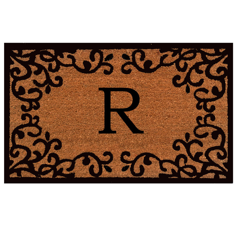 Salguero Non-Slip Outdoor Doormat, R, Rectangle 17" x 29"