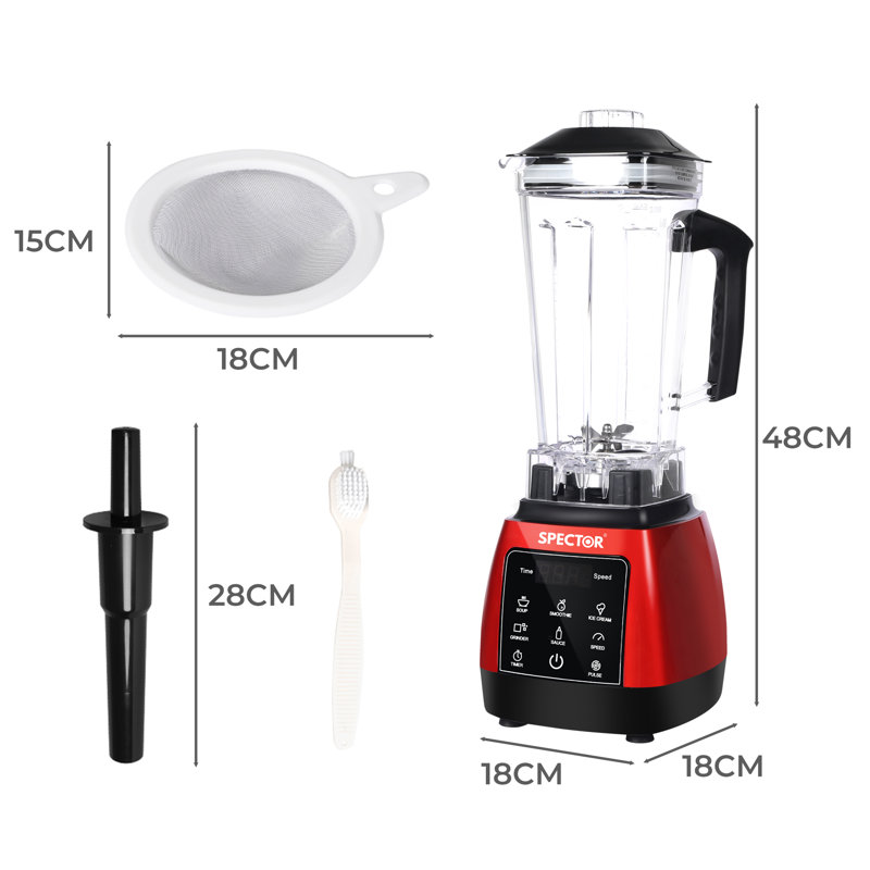 Berrick 67.628 Blender, Red