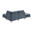Canapé modulaire rembourré avec pieds en métal-955132352