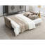 Lit gigogne escamotable en tissu avec rangement-1983963410