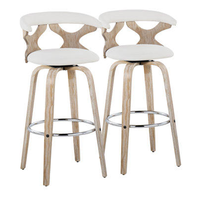 Betuel Swivel Upholstered Counter Stool