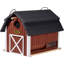 Wood Hanging Feeding Station