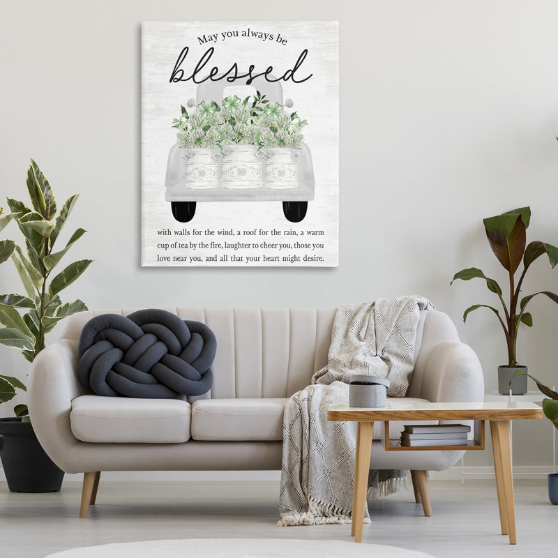 "Inspiring Blessed Expression", art mural par lettré et doublé, H 48 po x l 36 po
