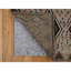 Tapis brun nouvel âge en laine 3 pi 10 po x 5 pi 8 po Carlvin