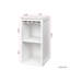 Armoire à vin modulaire de couleur blanche avec tablettes de rangement et huche pour salle à manger WHITE