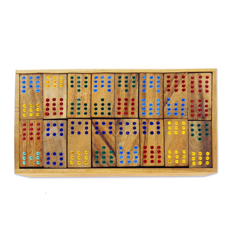 Ensemble de dominos en bois Jessup
