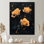 Impression sur toile Bowdoin Midnight Vintage Rose Flowers Elegance III - Roses
