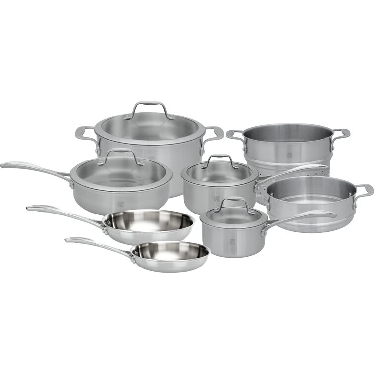 ZWILLING Spirit 3-Ply 12-pc, stainless steel, Cookware Set