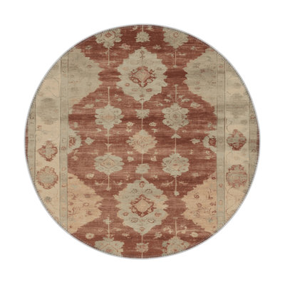 Tapis intérieur et extérieur brun Overdyed