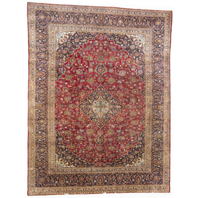 Red Traditional 10X13 Handmade Oriental Area Rug