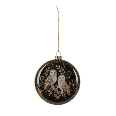 Ornement en forme de hibou des neiges