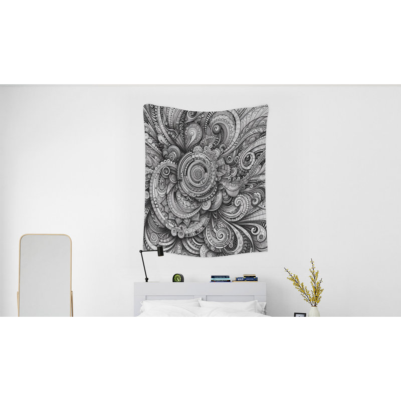 Tapisserie murale, H 60 po x l 51 po x P 0,5 po