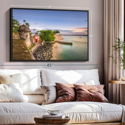 Places "Coast Of San Juan", reproduction sur toile