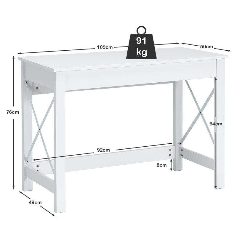 Dena Writing Desk, White