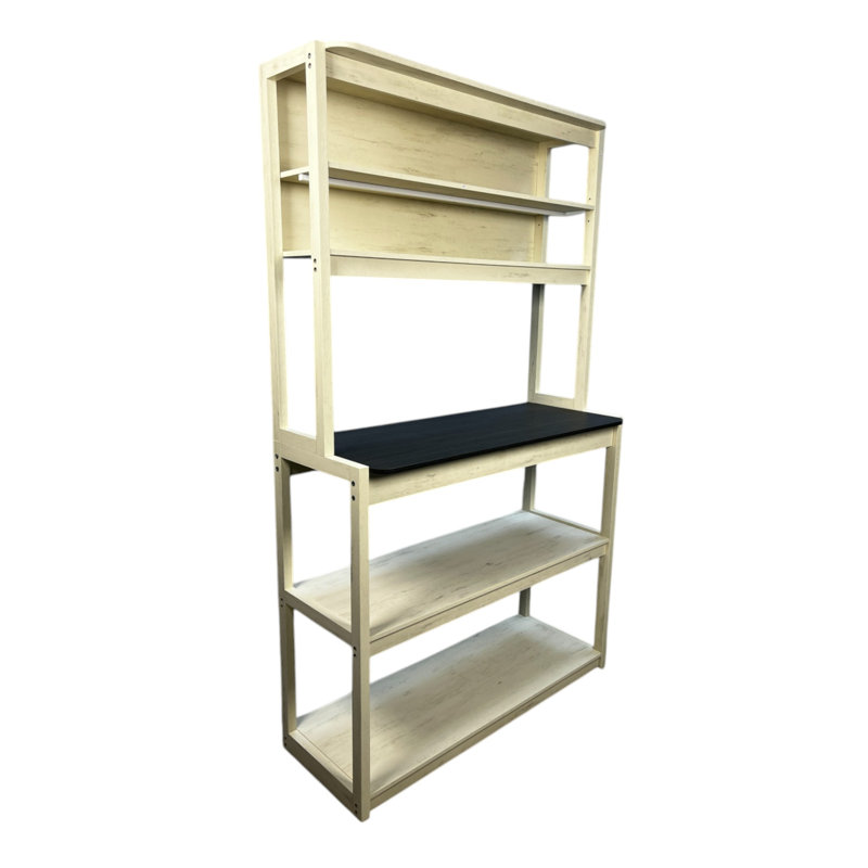 Étagère de cuisine à 5 niveaux, H 67,2 po x l 39,4 po x P 10,8 po, Noir