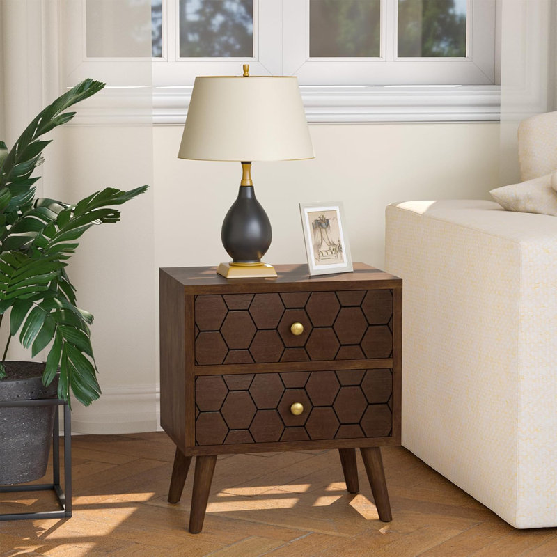 Modern Wooden Bedside Table