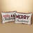 20 In. Embroidered Merry Christmas Throw Pillows Set Of 2