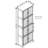24″ W X 72″ H Freestanding Bathroom Cabinet-1217728072