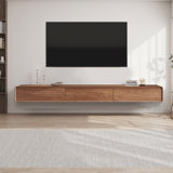 Modern Floating TV Stand With 3 Drawers