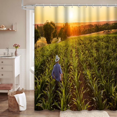Rideau de douche Farmer Cornfield