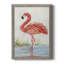 Flamant II - peinture sur toile encadrée-1011572907-1011572910