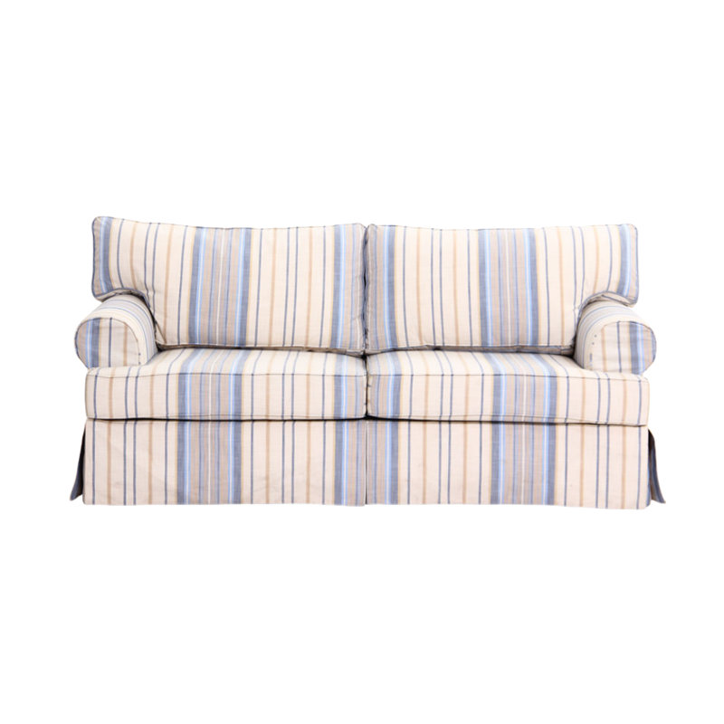 Simple Creative Pastoral Style Sofa Upholstered 90.5'' Sofa