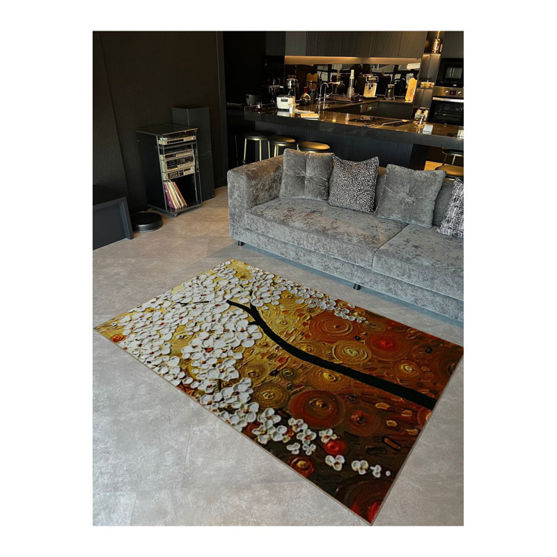 Tapis décoratif lavable à la machine Pastel, Tapis de couloir 3 pi 3 po x 9 pi 10 po